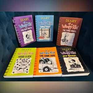 Diary of a Wimpy Kid Books 5-10 6 Book Set by Jeff Kinney
